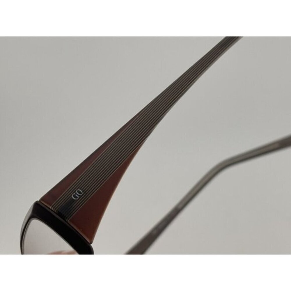GO EYEWEAR - GO 2838 53-16-138 CHOCO BROWN STRIPED Rectangle Glasses Frames - Picture 3 of 9